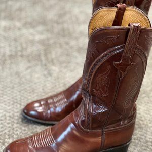 Men’s Lucchese Classics Western Cowboy Goat Leather Boots